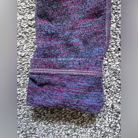 IVIVVA Rhythmic Tight Leggings Electric Tweed Pow Pink Purple Size 12 Girls - Picture 4 of 7